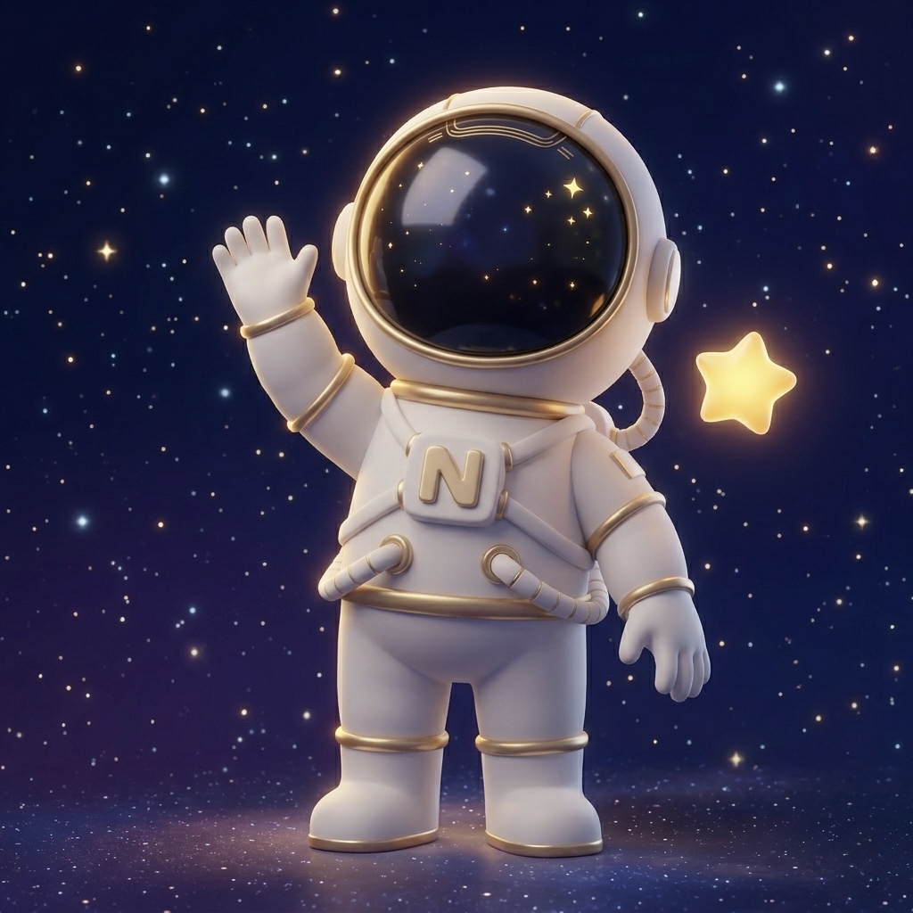 Navi astronaut mascotte