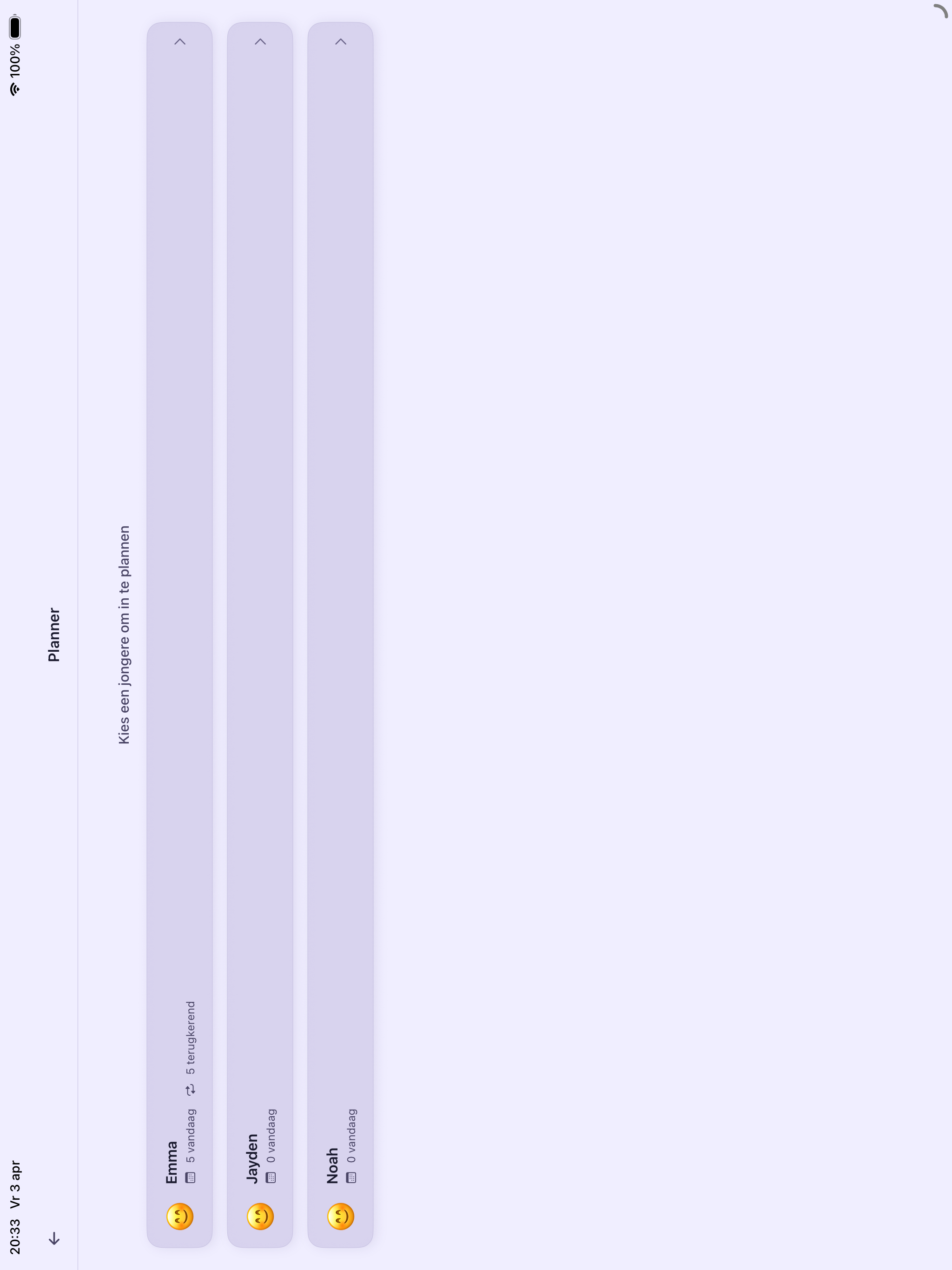 Jongeren selectie: Wie ben jij?